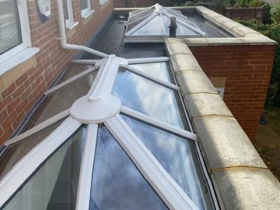 Ground floor home extension - kitchen and conservatory.