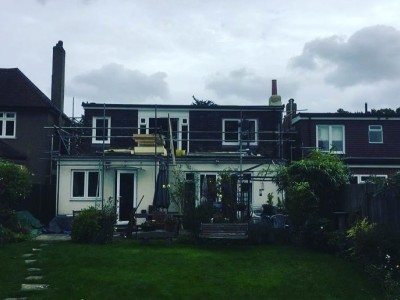 large double dormer extension bungalow to house