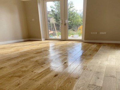 Home extension with wooden floor, Bromley